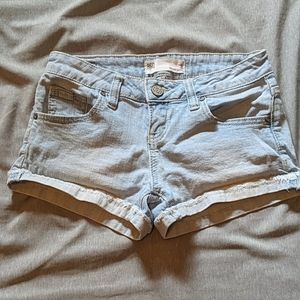 RSQ malibu white wash short shorts